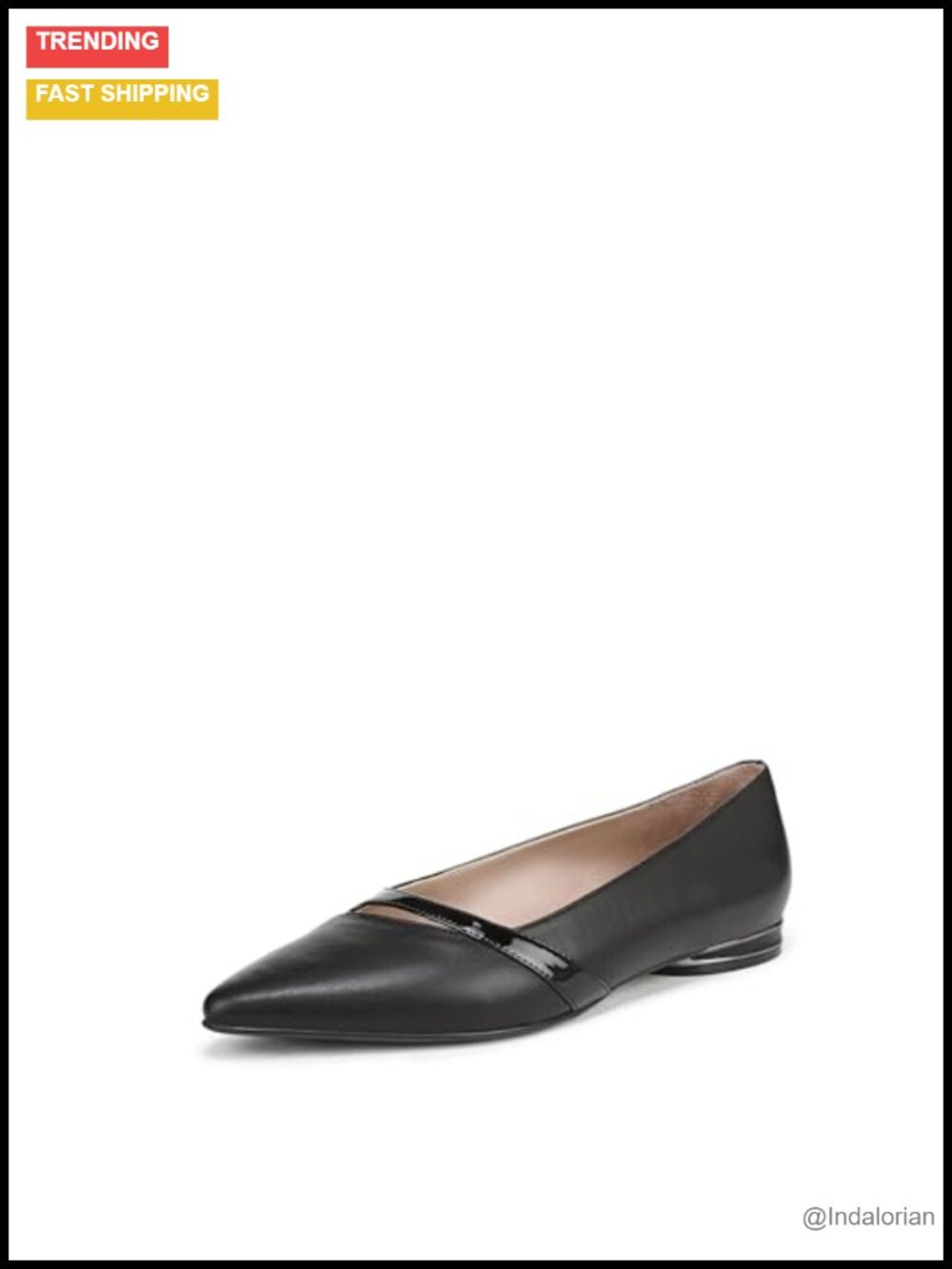 Pointed Toe Ballet Flat with Contour+ Comfort and Eco-Conscious Linings